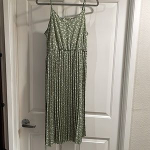 Accordion Pleat Dress